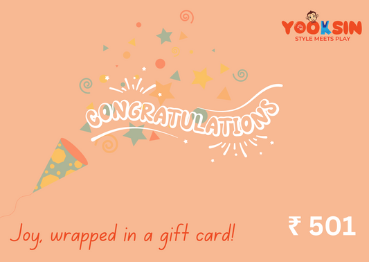 Congratulations! Let them choose their own joy!