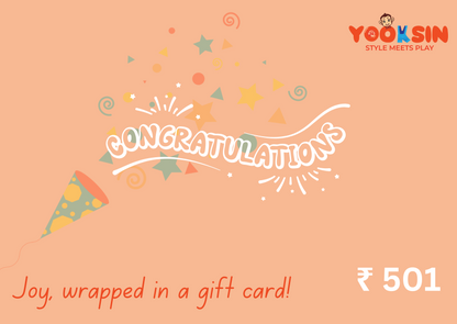 Congratulations! Let them choose their own joy!